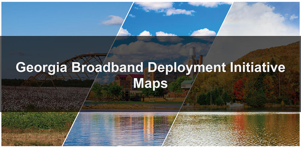 Georgia Broadband Deployment Initiative maps