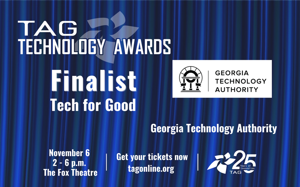 GTA tech for good category finalist banner