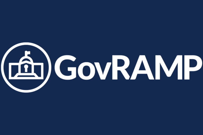 GovRamp Logo on blue background